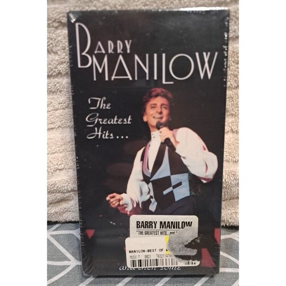 Barry Manilow The Greatest Hits VHS NEW/Sealed Concert Video - Picture 1 of 4